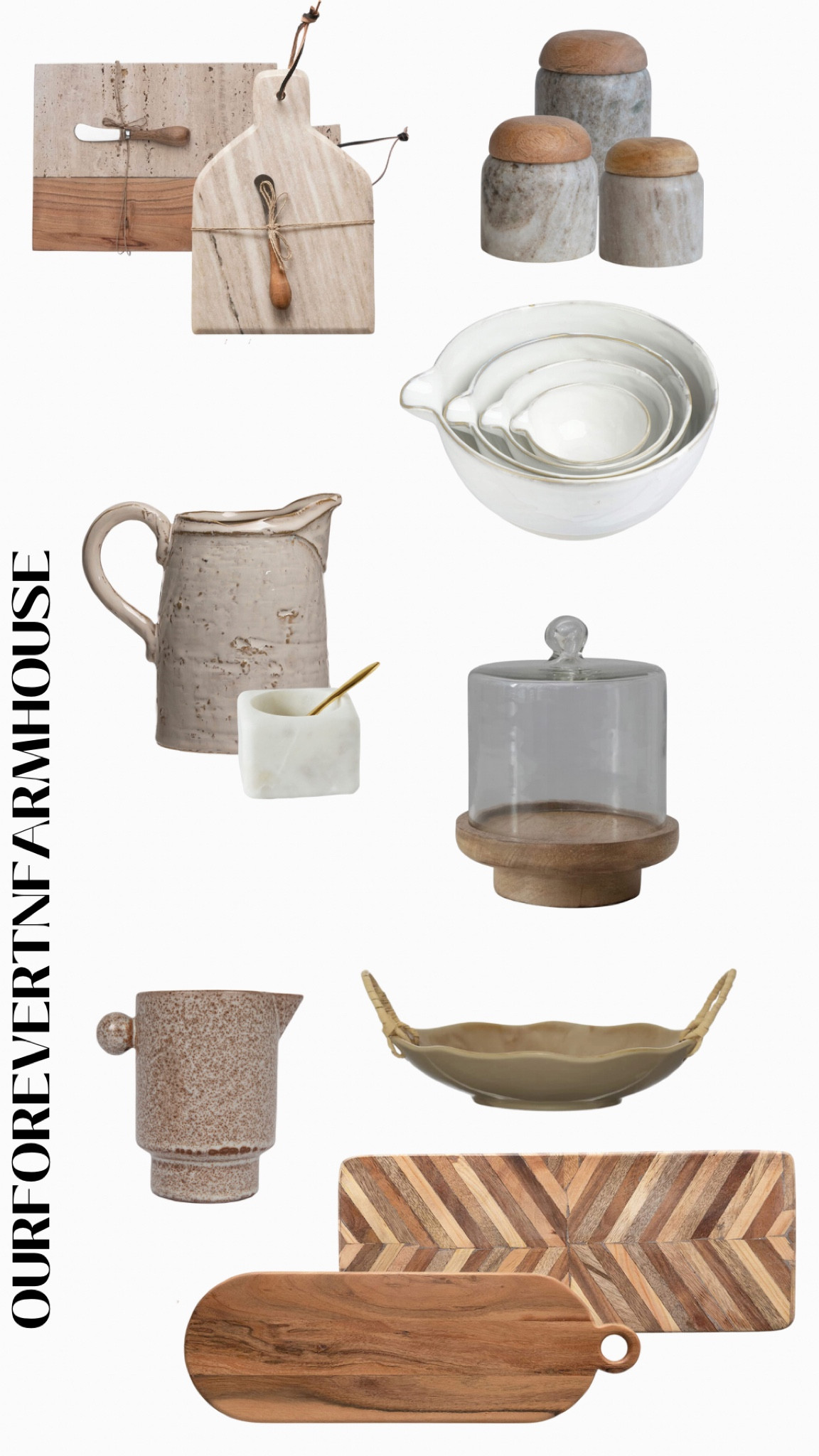 Creative Co Op kitchen finds.
Neutral kitchen decor and pottery

#LTKhome