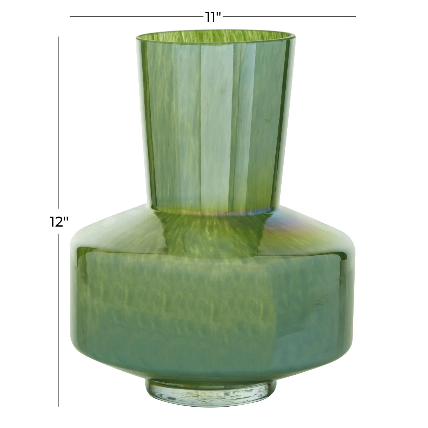 The Novogratz Glass Decorative Green Vase | Wayfair North America