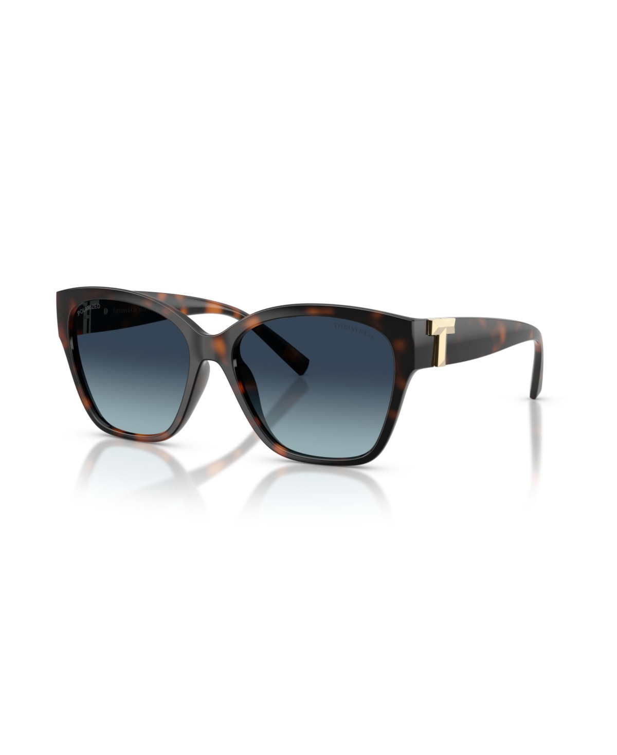 Tiffany & Co. Women's Square Polarized Sunglasses, TF4254U - Havana | Macy's