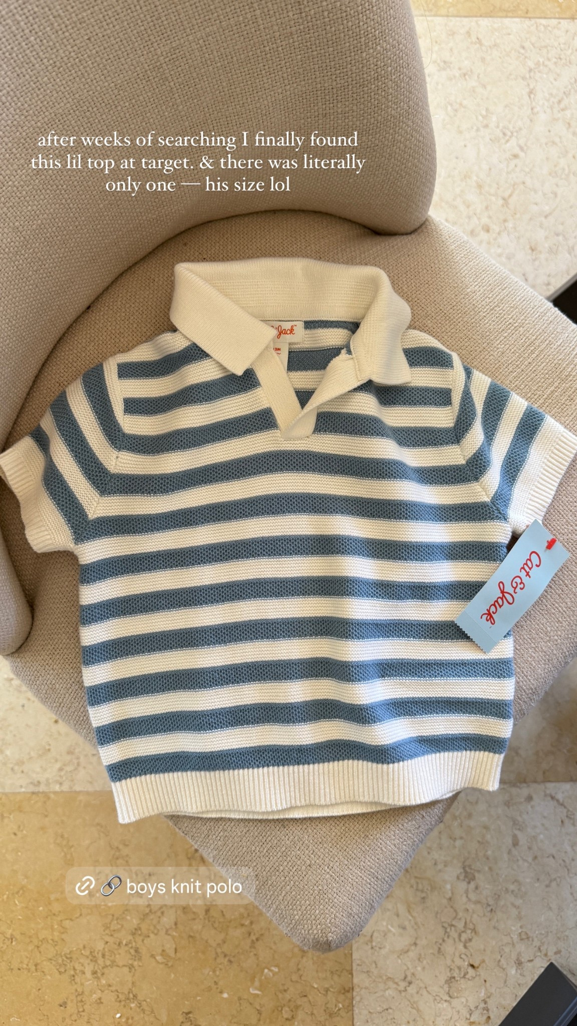 Target boys knit polo 🩵

#LTKBaby #LTKKids #LTKFindsUnder50