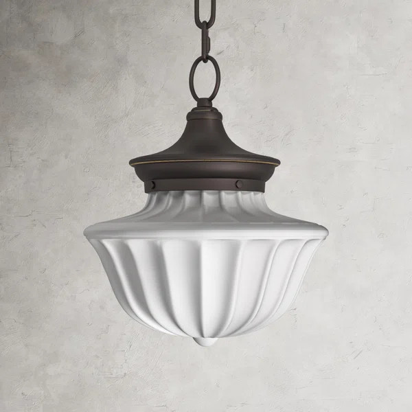 Maisie Single Light Glass Dimmable Pendant | Wayfair North America