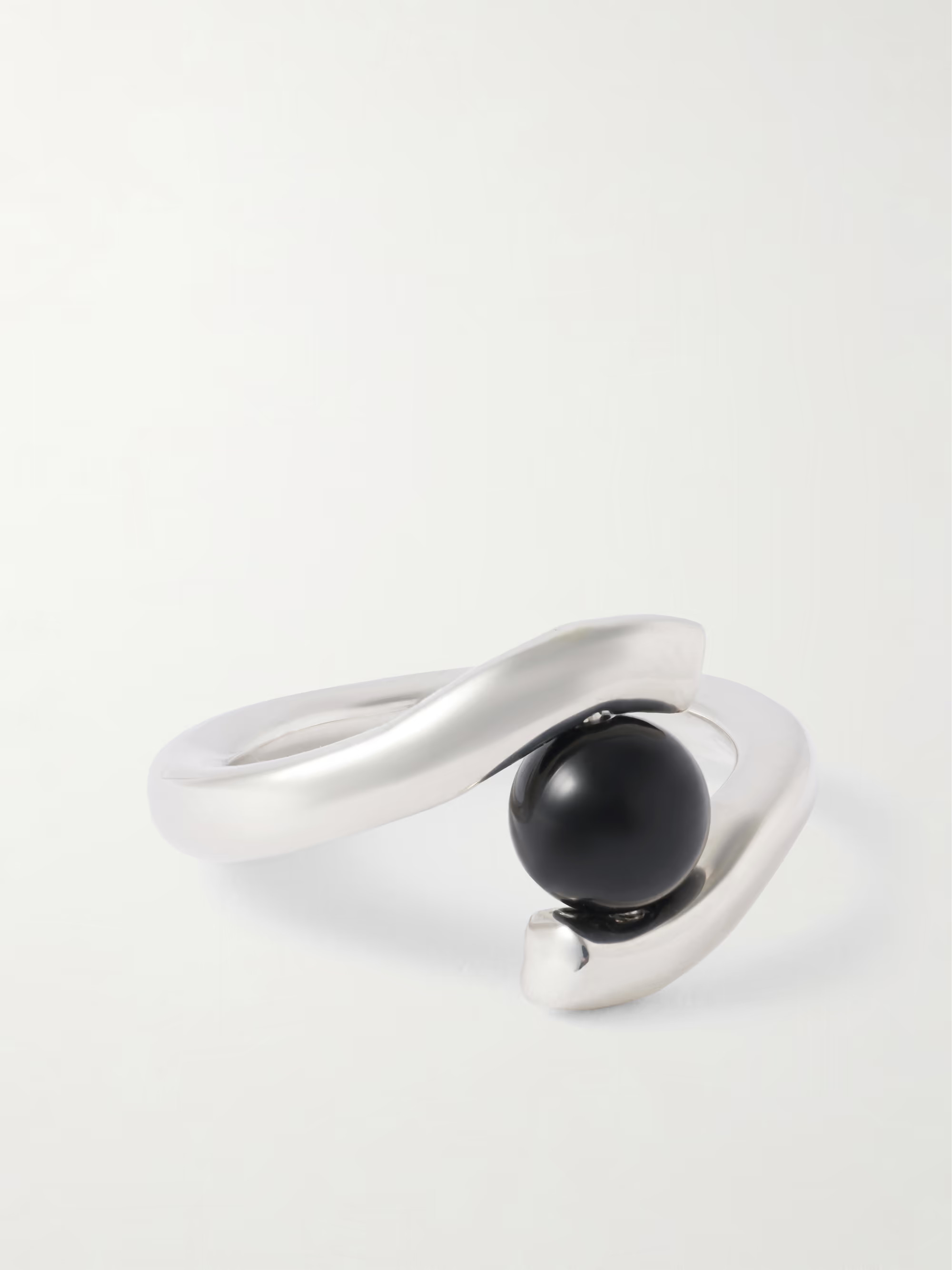 Claire recycled sterling silver onyx ring | NET-A-PORTER (UK & EU)