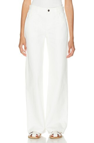 The Row Eglitta Wide Leg in White | FWRD 