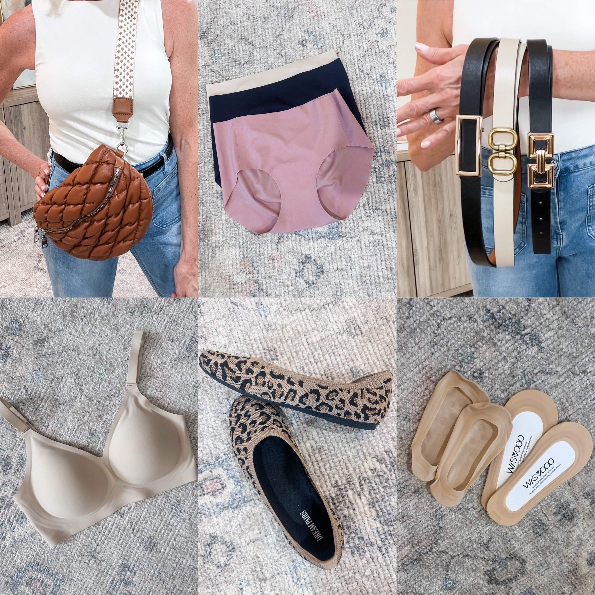These are a few of my best selling Amazon basics… and they are truly that good! 
1. No-wedgie underwear that doesn't show lines.
2. Wireless bra that lifts, shapes and smooths.
3. Reversible belts
4. Flats that are comfy and flexible.
5. Layering tank with lining.
6. Crossbody that's cute, roomy and functional.
7. No-show footies that don't slip.

#LTKOver40 #LTKselfcare #LTKgrwm