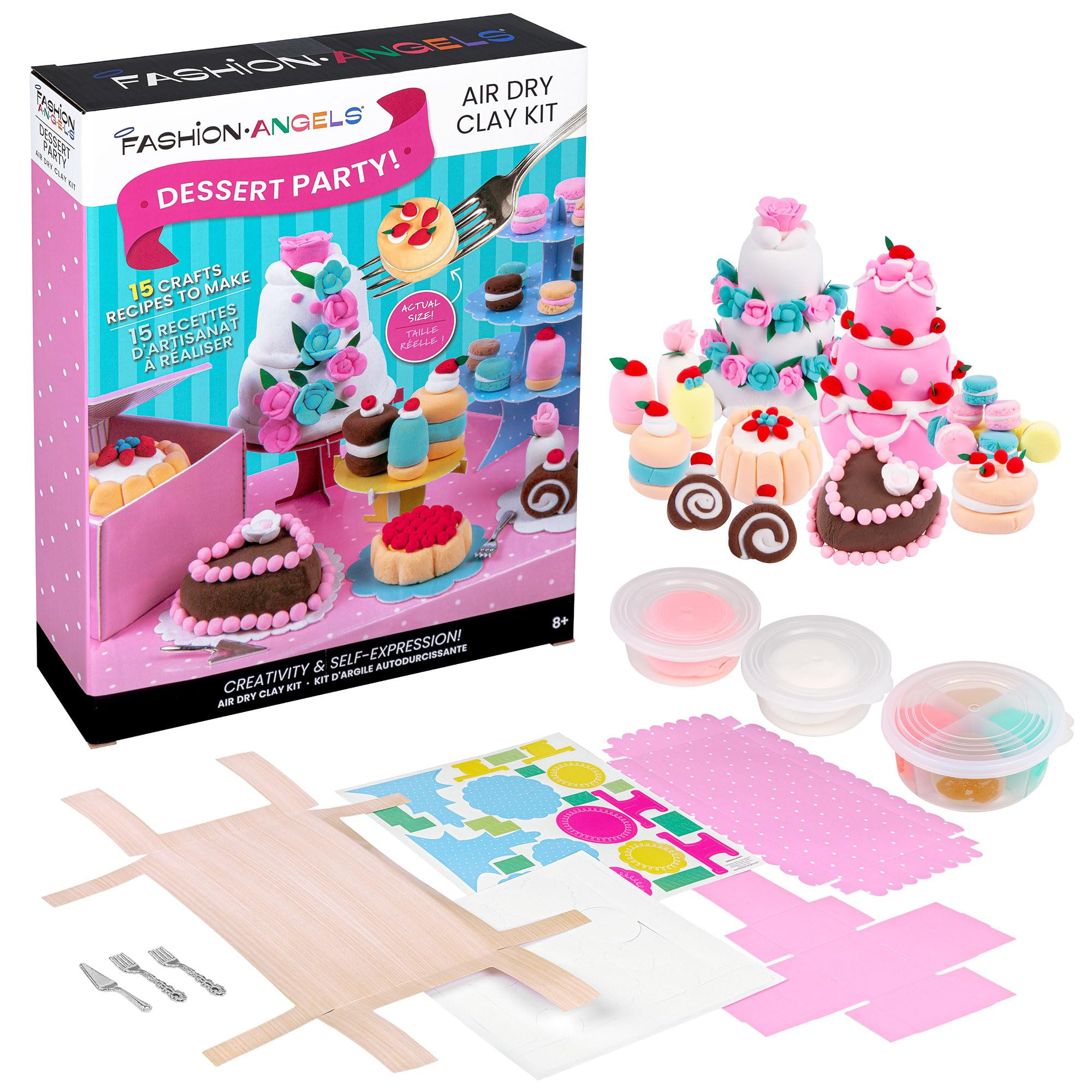 Fashion Angels Dessert Party Air Dry Clay Kit | Amazon (CA)