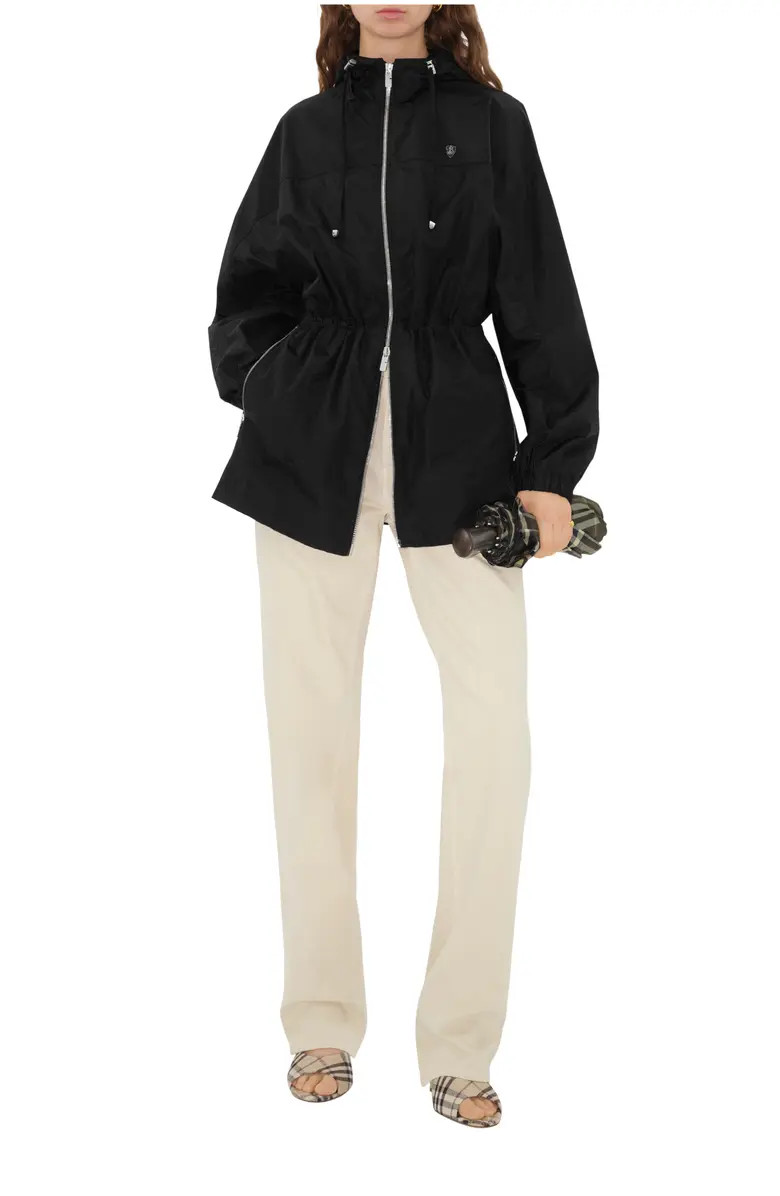 Burberry Short Nylon Cotton Parka | Nordstrom | Nordstrom