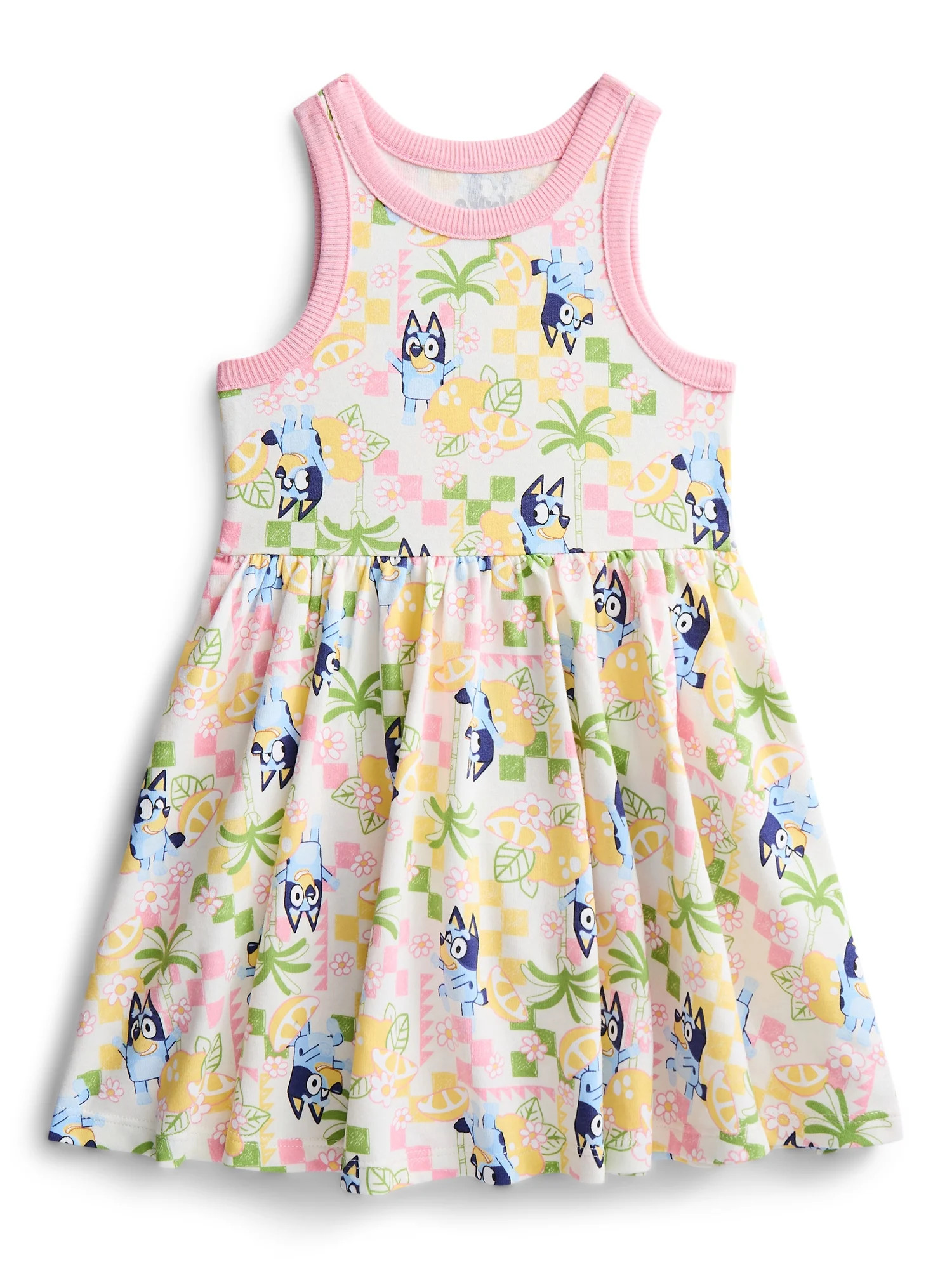 Bluey Toddler Girls Allover Print Graphic Tank Dress, Sizes 12M-5T - Walmart.com | Walmart (US)