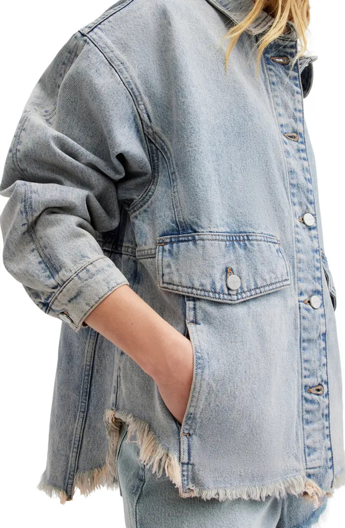 Hettie Denim Shacket | Nordstrom