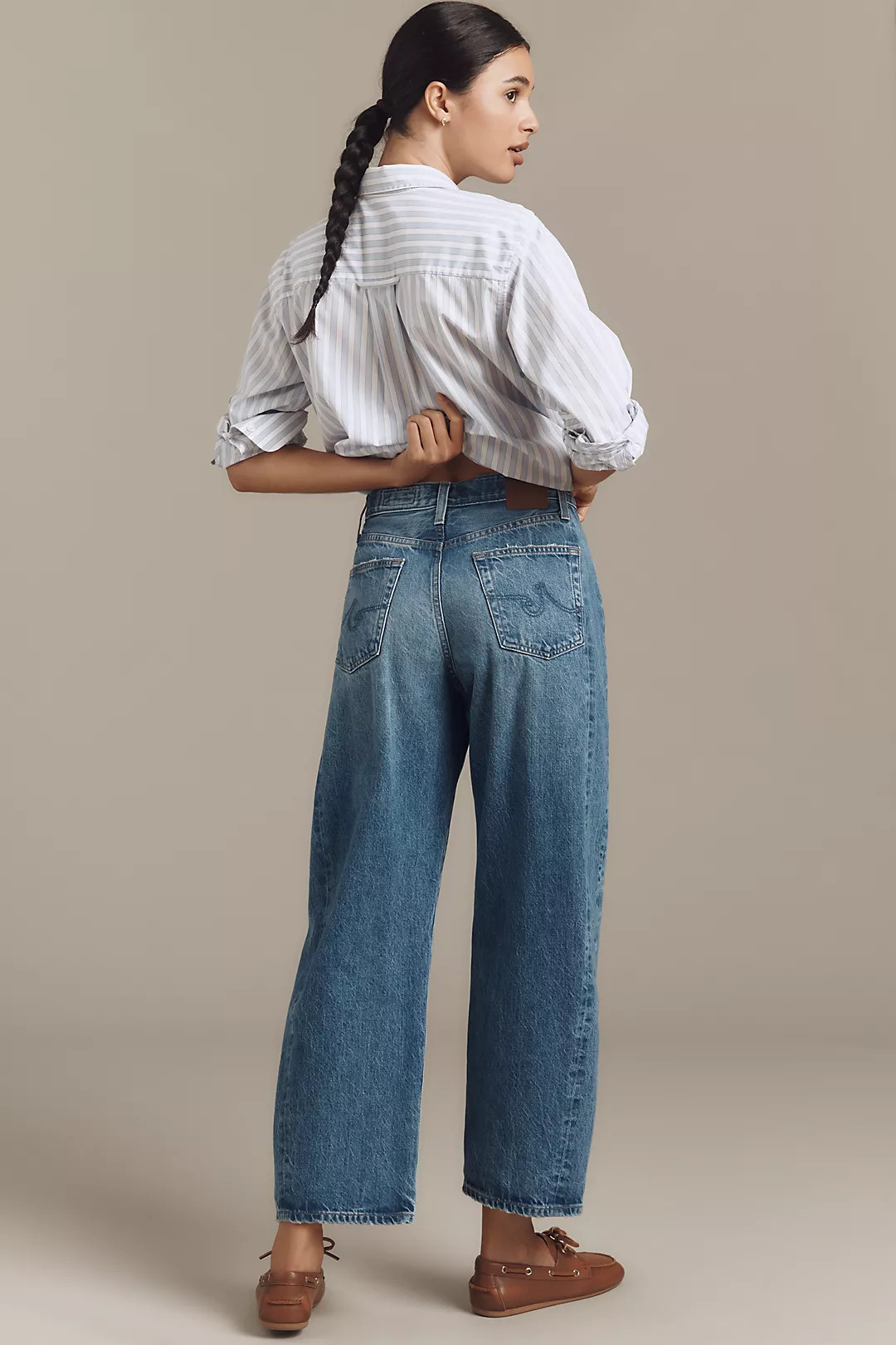 AG Hattie High-Rise Taper Candid Ankle Jeans | Anthropologie (US)