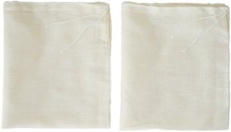 Cheesecloth Bags for Straining,Reusable Cold Brew Coffee Cheese Cloths Strainer,Large Nut Milk Tea J | Amazon (US)