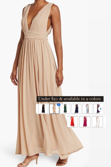Summer wedding/ special occasion dress for under $50 

- available in 9 colors 

#LTKFindsUnder50 #LTKWedding
