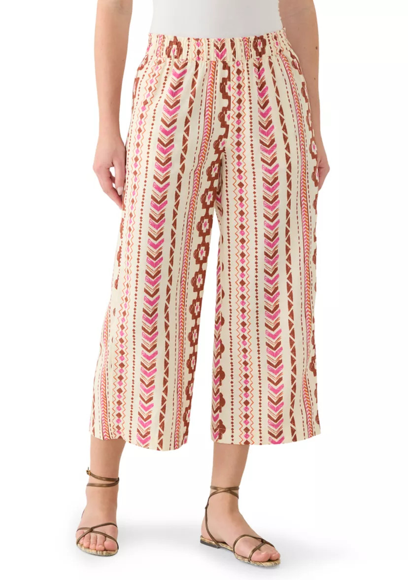 Women's Linen Blend Pull On Pants | Belk