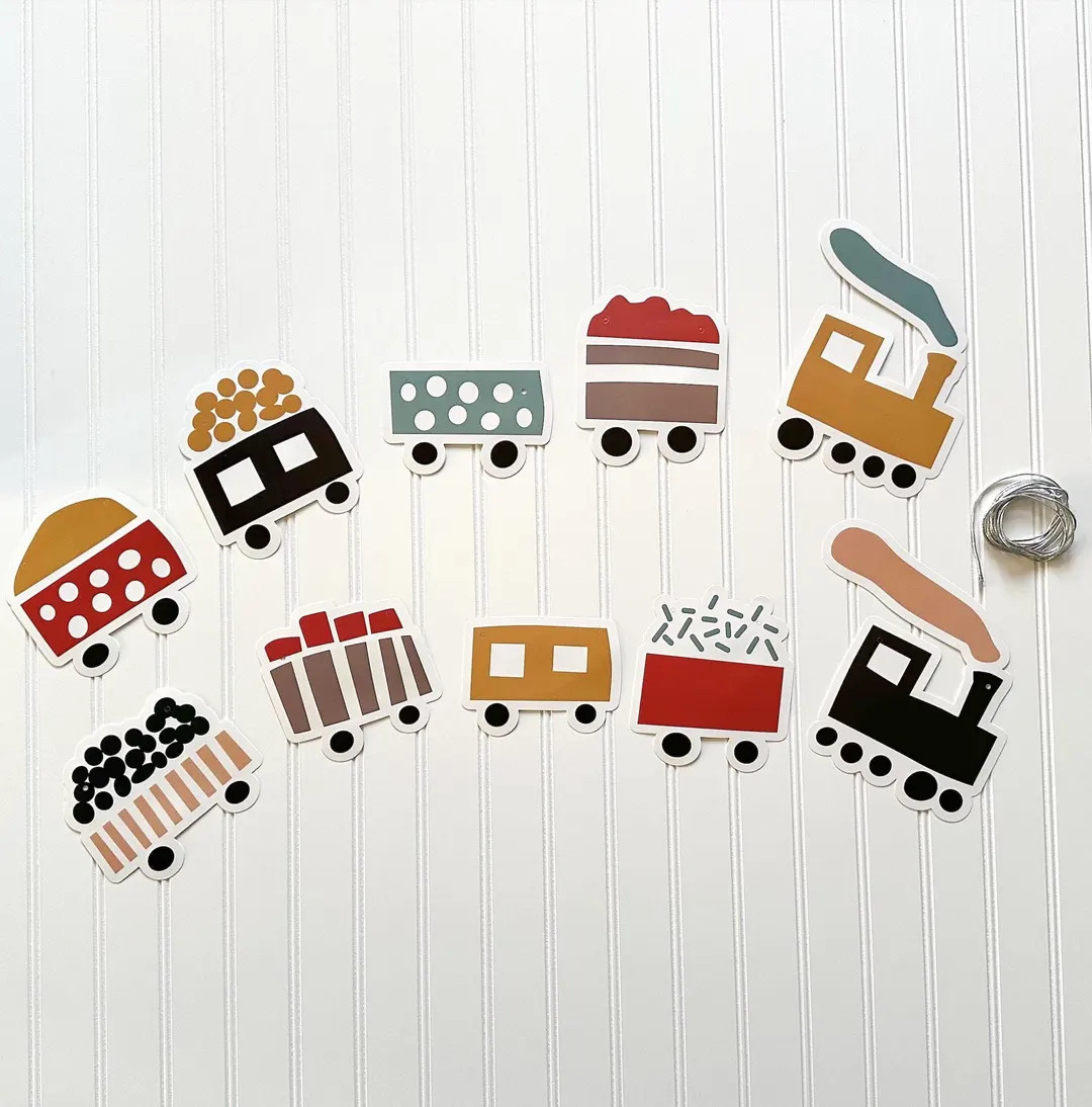 Train Party Banner - Train Birthday Banner, Party Decorations, Birthday Supplies, Choo Choo I'm 2... | Etsy (US)