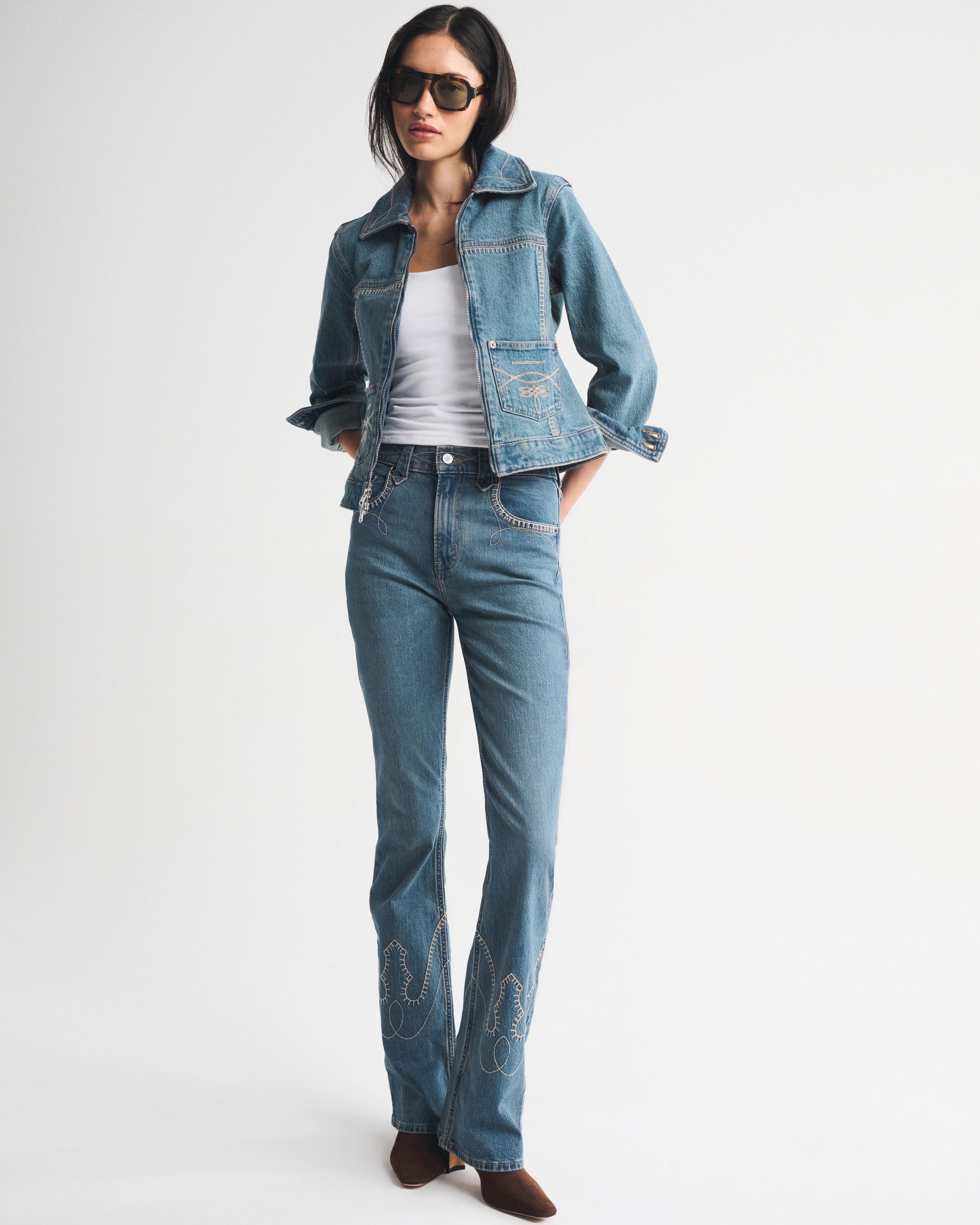 High Rise Bootcut Jean | Abercrombie & Fitch (US)