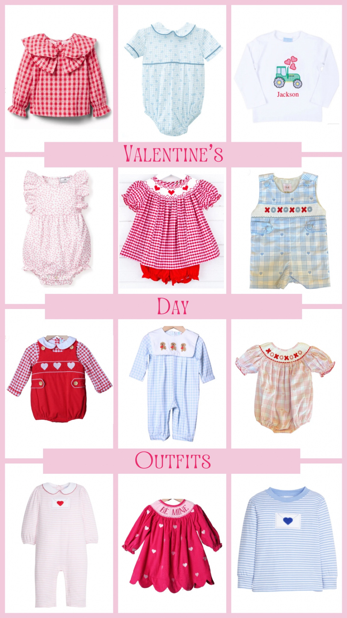 Valentine’s Day outfits for kids


Boys Valentine’s Day, girls Valentine’s Day, toddler valentines, baby valentines, valentines romper, valentines shirt, valentines Jon Jon, valentines dress

#LTKBaby #LTKSeasonal #LTKKids