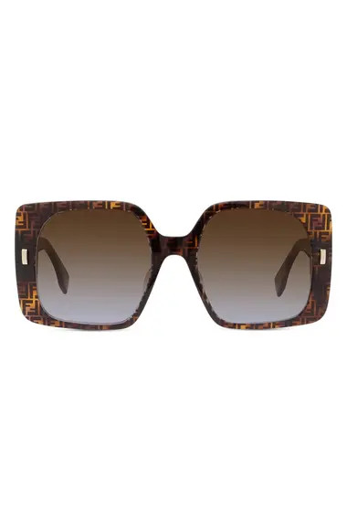 Fendi The Fendi First 53mm Square Sunglasses | Nordstrom