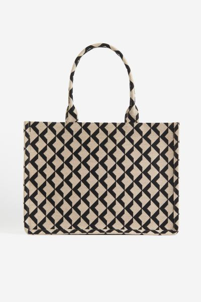 Jacquard-weave Shopper | H&M (US + CA)