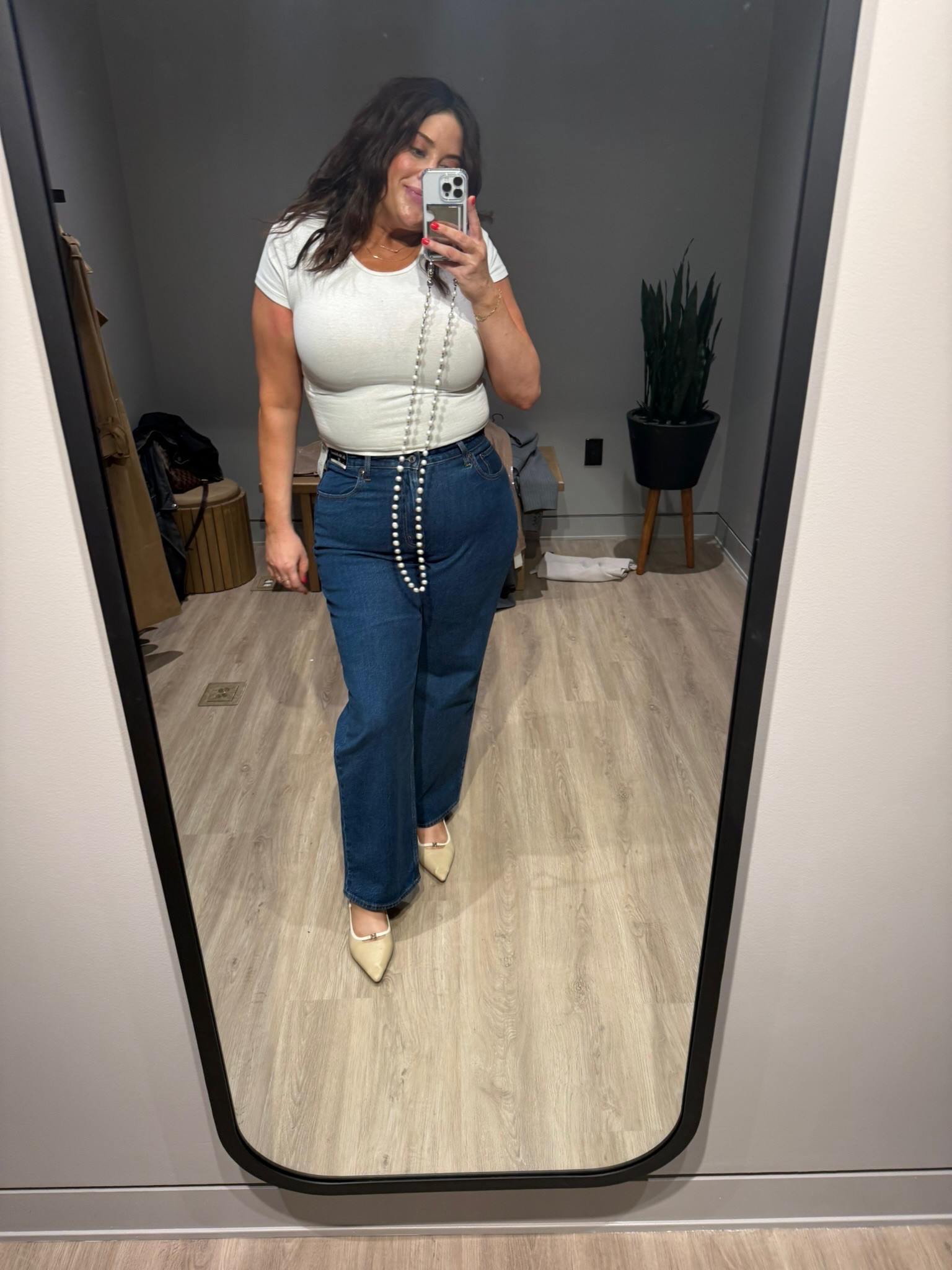 Like this darker non distressed option for a work Jean. Relaxed style but still flattering booty line. I wear curve love size 14/32

#LTKFindsUnder100 #LTKMidsize #LTKCyberWeek