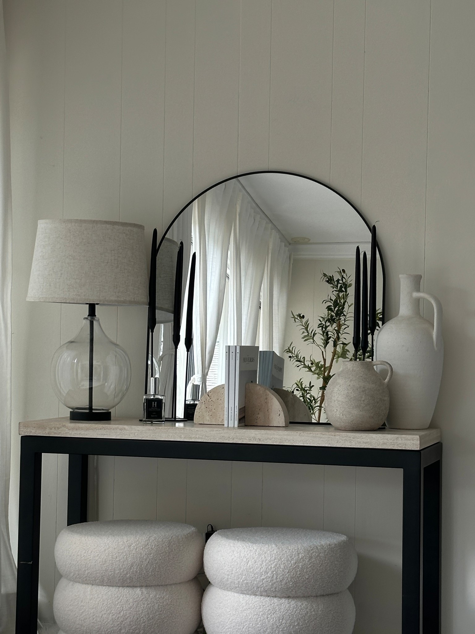 Scored this arched mirror for my console table under $50 at Walmart!! 

Home style, home decor, arch mirror, statement mirror 

#LTKHome #LTKdayinmylife #LTKU