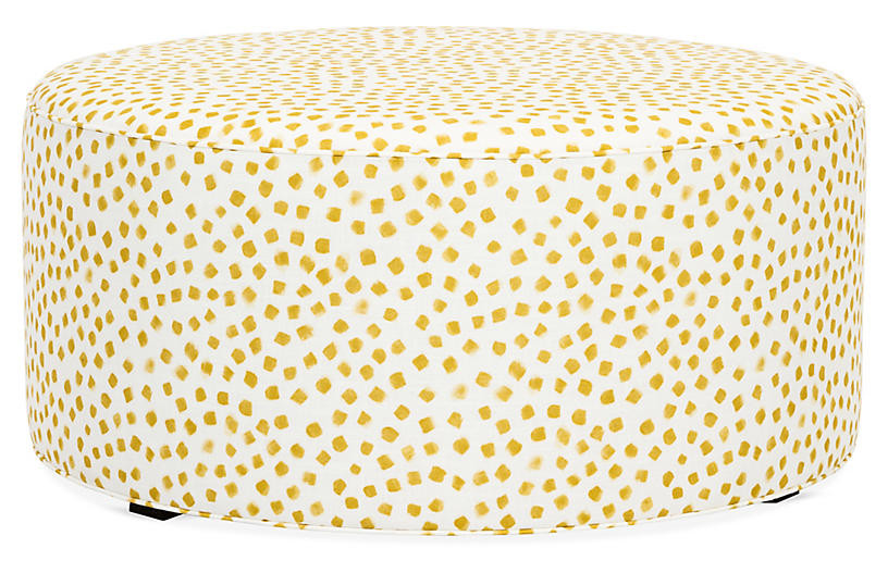 Devi Ottoman, Yellow | One Kings Lane