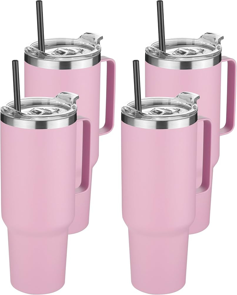 HASLE OUTFITTERS 40 oz Stainless Steel Tumbler with Handle, Vacuum Insulated Tumblers Bulk, Reusa... | Amazon (US)