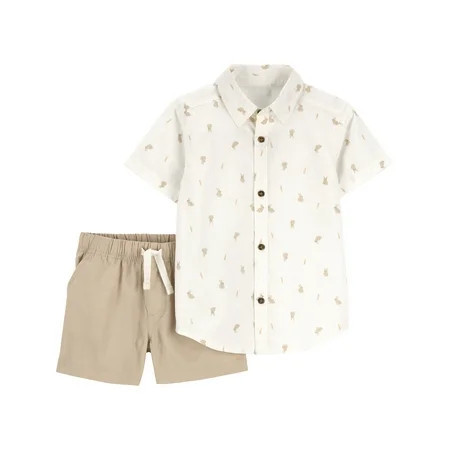 Carter's Child of Mine Toddler Boy Easter Outfit Set, 2-Piece, Sizes 12M-5T | Walmart (US)