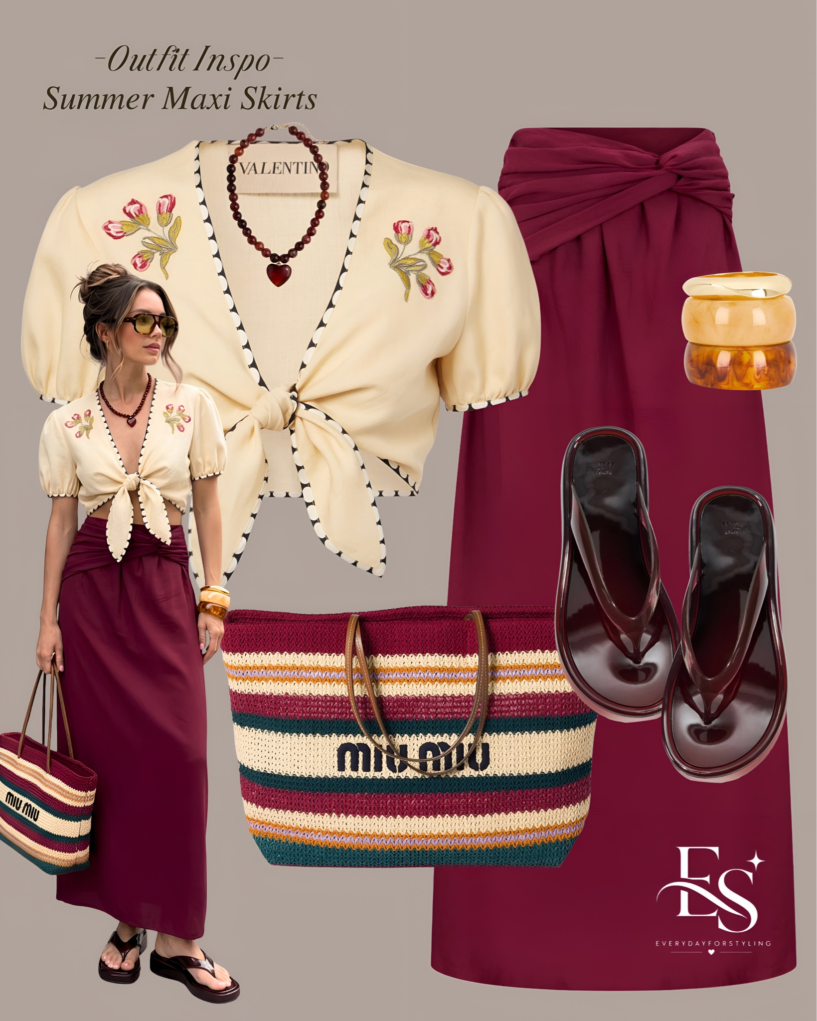 Deep burgundy, tied waist, Valentino crop — pure quiet luxury 🍷

maxi skirt outfit, summer maxi skirt, burgundy outfit ideas, red and white outfit, outfit inspo women, summer styling 2025, chic summer outfits, elevated summer looks, white pleated maxi skirt, crop top and skirt outfit, summer fashion women, luxury summer style, modest chic style, Miu Miu bag outfit, clean girl aesthetic, summer colour trends, everydayforstyling 

#SummerMaxiSkirt, #OutfitInspoWomen, #ChicSummerStyle, #HolidayOutfitsInspo, #SummerOutfitIdeas


#LTKTravel #LTKootd #LTKSeasonal