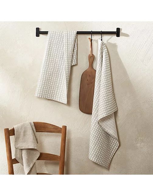Ditsy Heart Tea Towels – Set of 2 | The White Company (US & CA)