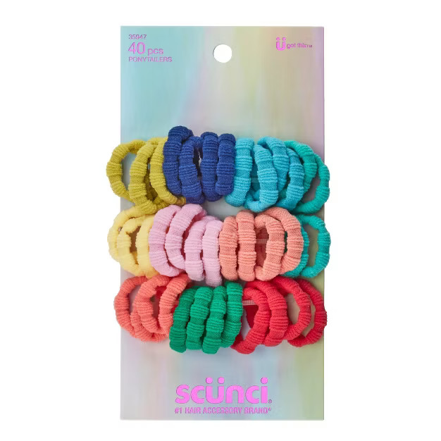 scunci Kids 40pk Ponytailer - 40pk | Target