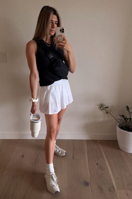 tennis walk anyone? my fave skirt by far, and this tank i want in every color 

#LTKshoecrush #LTKstyletip #LTKFitness