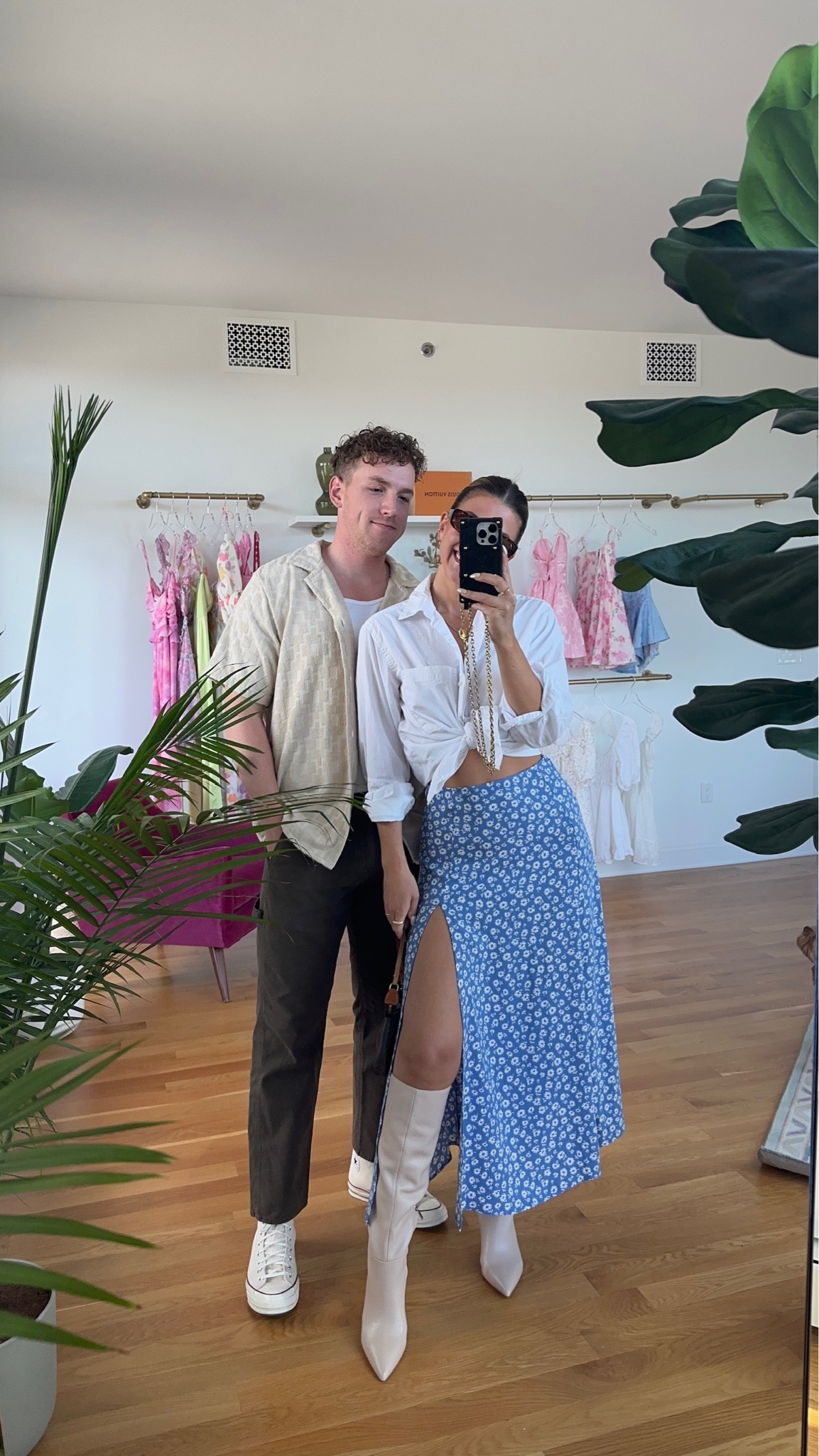 Saturday date night fit! wearing size 2 in skirt & small in top linked below! 

#LTKunder100 #LTKstyletip #LTKFind