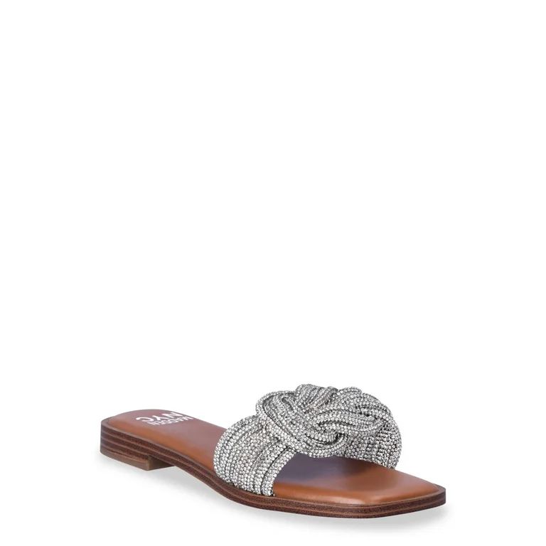 Madden NYC Women's Bling Knot Slide | Walmart (US)