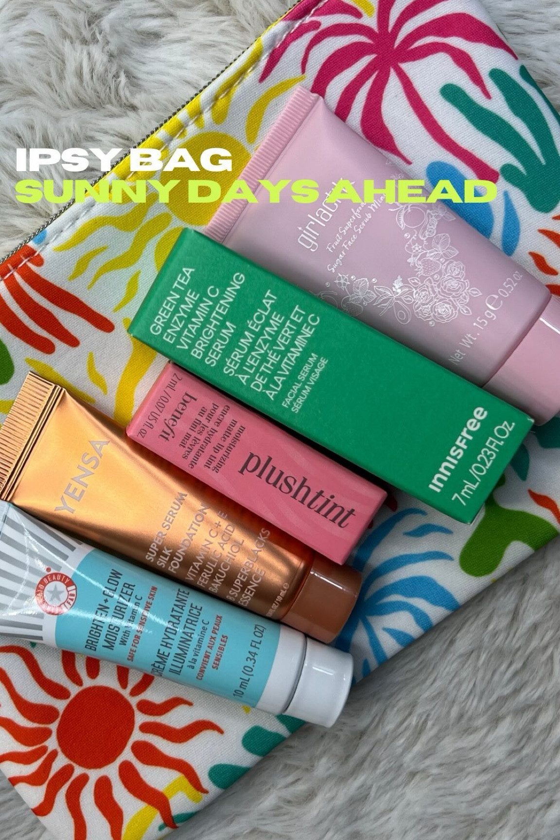 Ya’ll saw them hit the dougie, right? 👀

Actualizing wellness not only means having a skin care routine, but also finding products that work for you in a BUDGET! 💰

Who said trying & BUYING full-sized products was a thing?! 

Too many “what ifs” for me! 

@ipsy makes me easy to try new products but not break the bank! 

Each month, you get a personalized bag of 5️⃣ beauty products for your skin & style! 

I’m able to try out other products from lines I already love and try out new lines as well for just $14/month. 

This months bag featured these brands:

✨ @firstaidbeauty 
✨ @yensabeauty 
✨ @innisfreeusa 
✨ @girlactik 
✨ @benefitcosmetics 

PURRRR! 🐱

Actualization doesn’t have to break the bank!

What products have you tried from this months @ipsy collection? 

#ipsy #beauty #beautyproducts #skincare #makeup #unboxing #haul #ipsyglambag #ipsybag #makeupproducts