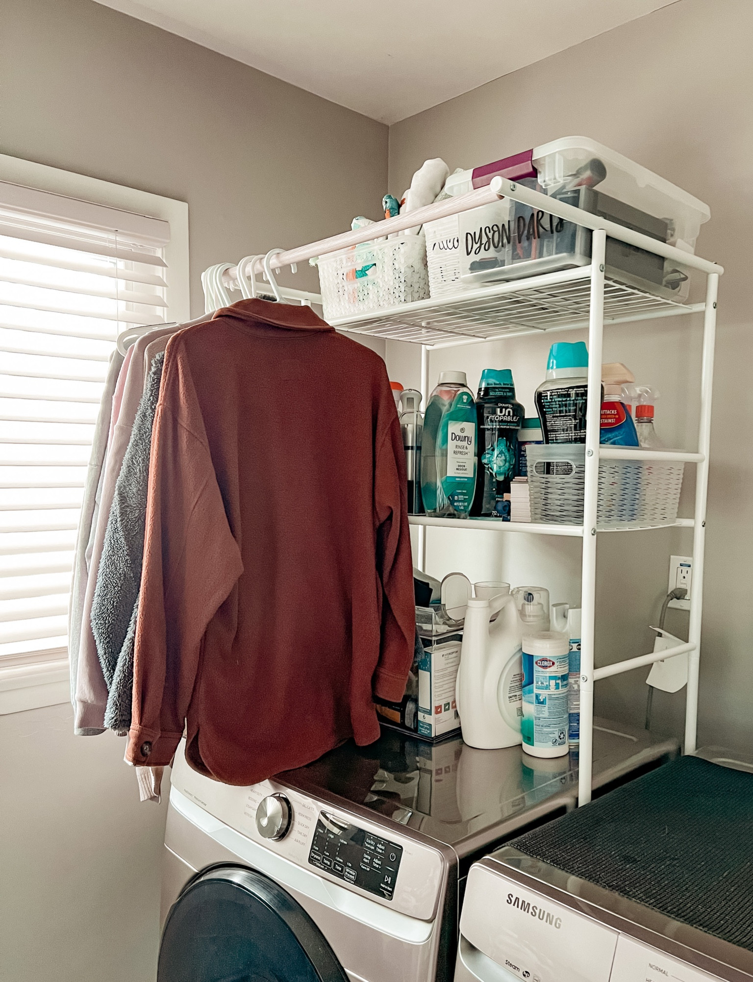 Laundry room storage and organization - all from target! Perfect for smaller spaces!

#LTKFind #LTKhome