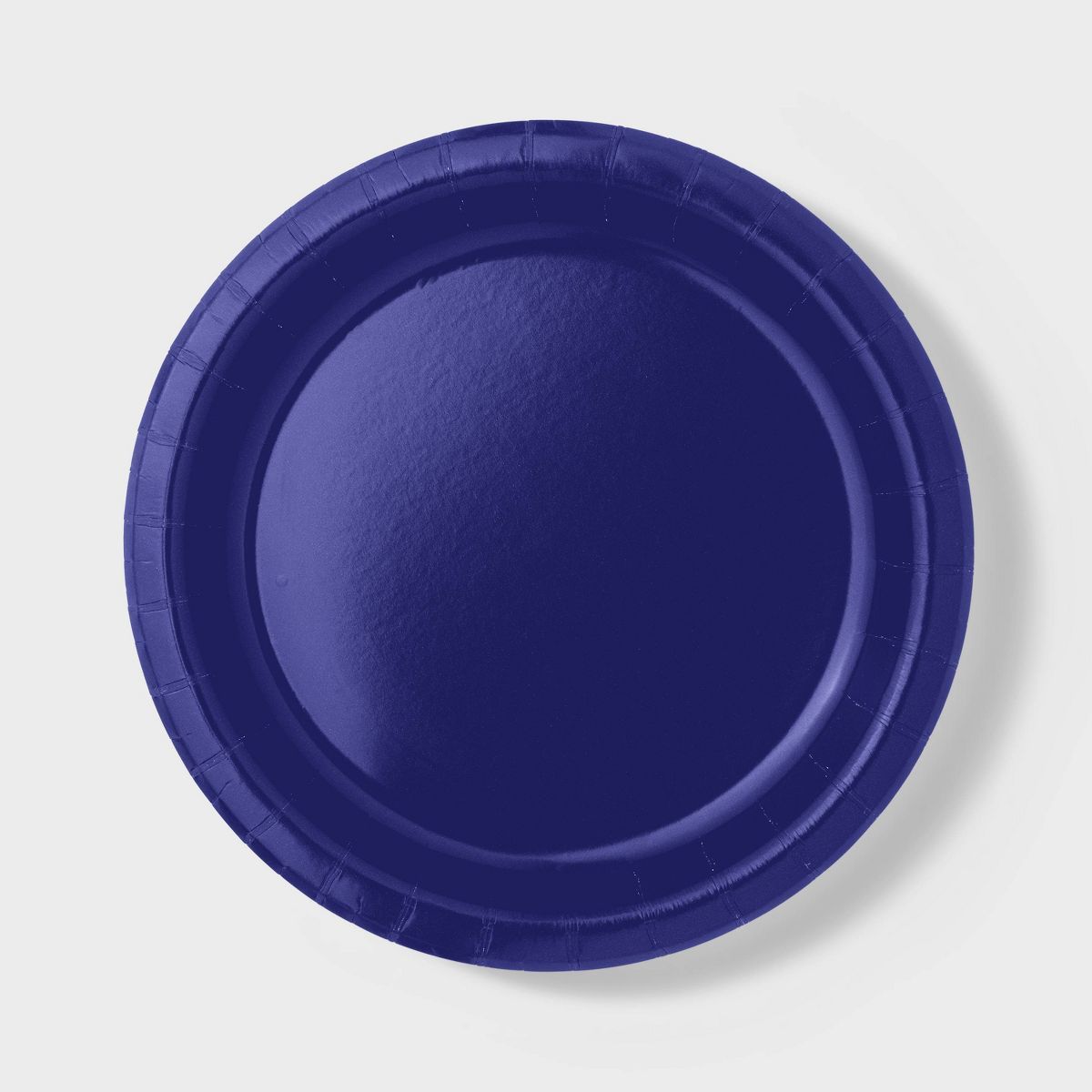 20ct 8.5" Disposable Dinner Plates Navy Blue - Spritz™ | Target