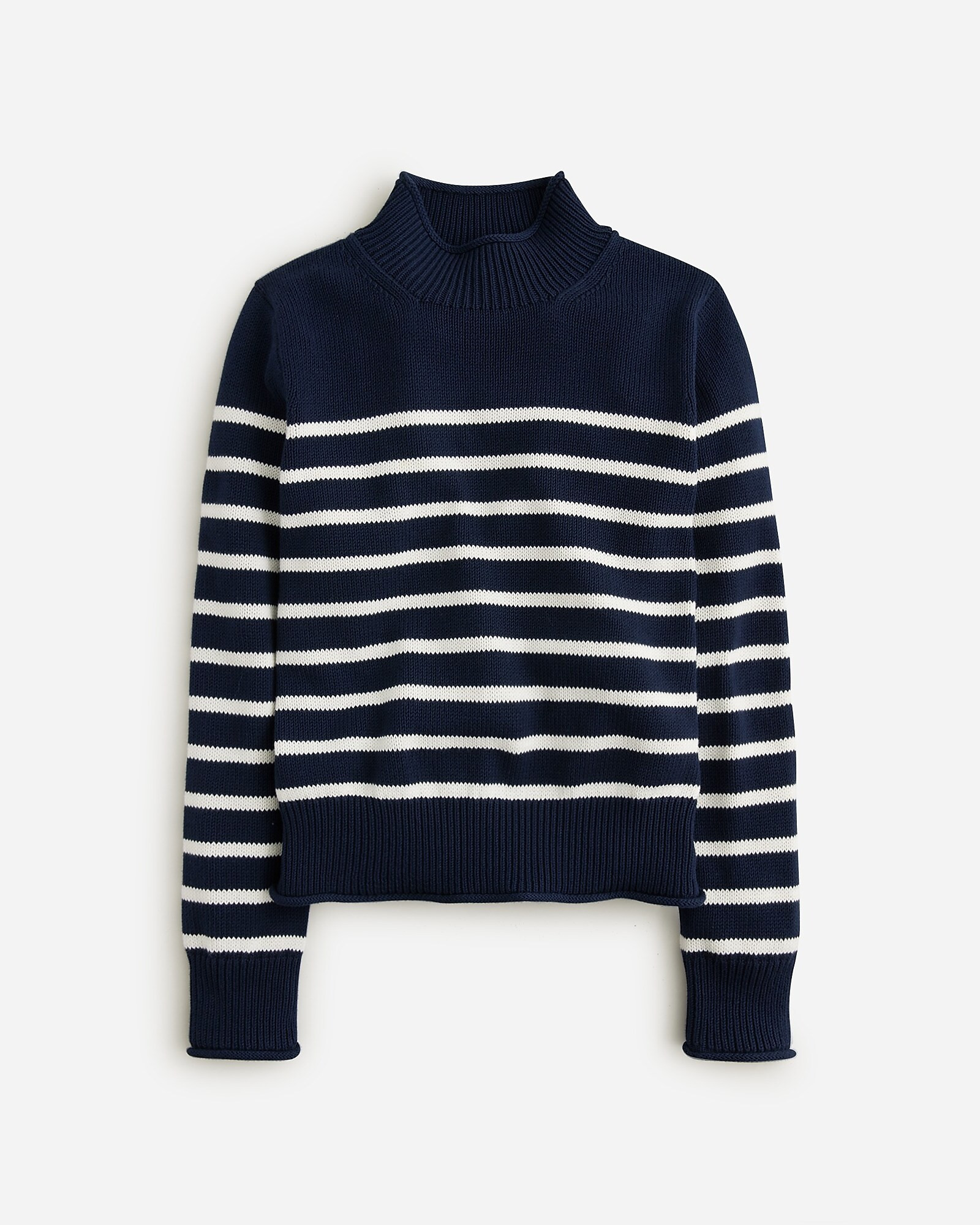 New heritage Rollneck™ sweater in stripe | J. Crew US