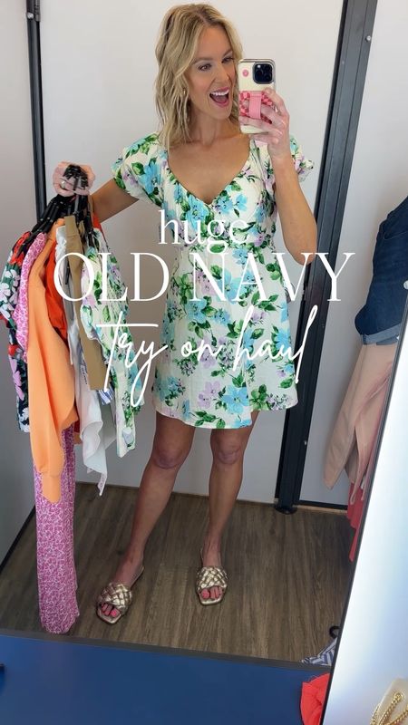 Huge Old Navy spring try on haul!! You guys are going to be obsessed with these spring dresses, spring tops, spring jeans, jean shorts, and more!! It’s all so fun and so cute!!

#LTKfindsunder50 #LTKfindsunder100 #LTKstyletip