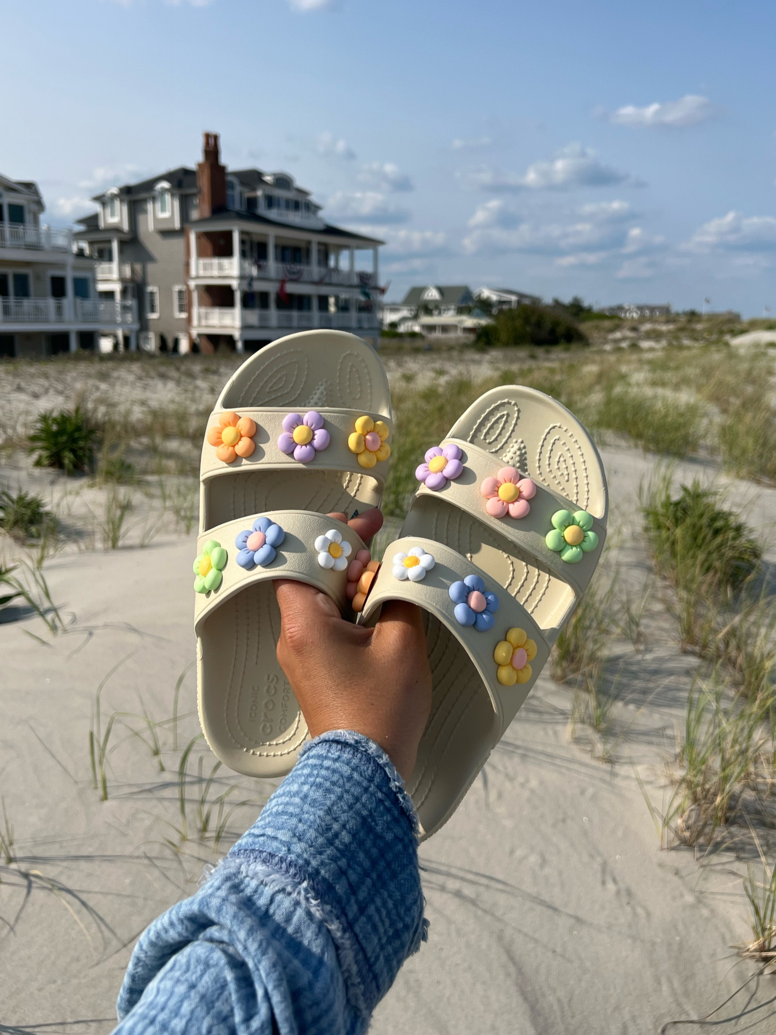 Found my two strap Croc sandals 25% off today ($25!). So comfortable to walk in, waterproof, and cute. Got the charms from Amazon also linked under $30

#LTKsalealert #LTKshoecrush #LTKunder50