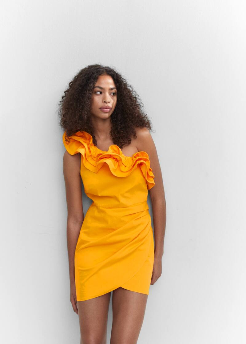 Search: Asymmetric ruffled dress (69) | Mango USA | MANGO (US)