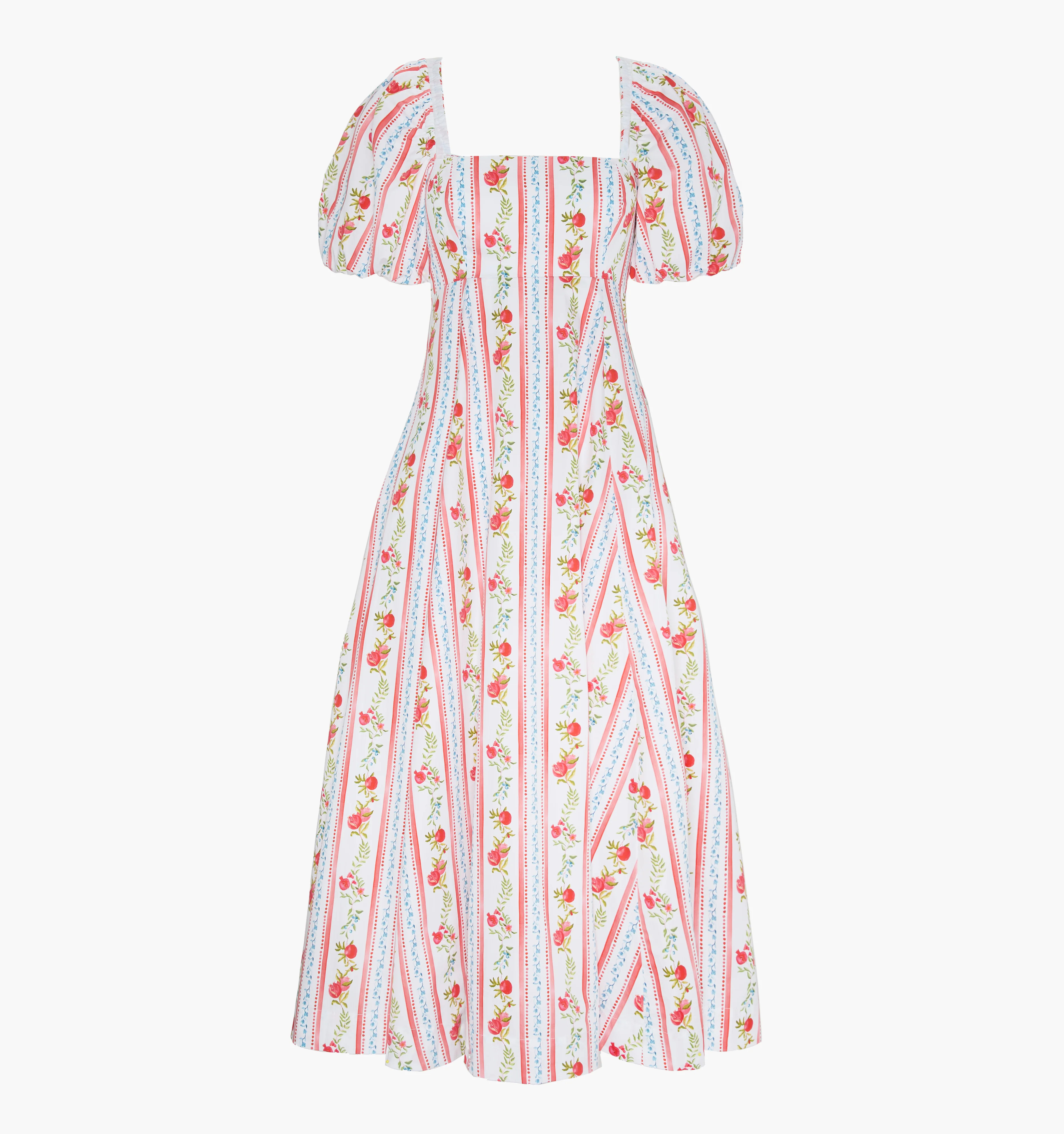 The Matilda Dress | Pomegranate Stripe / XS | 100% Cotton | Hill House Home | Hill House Home US