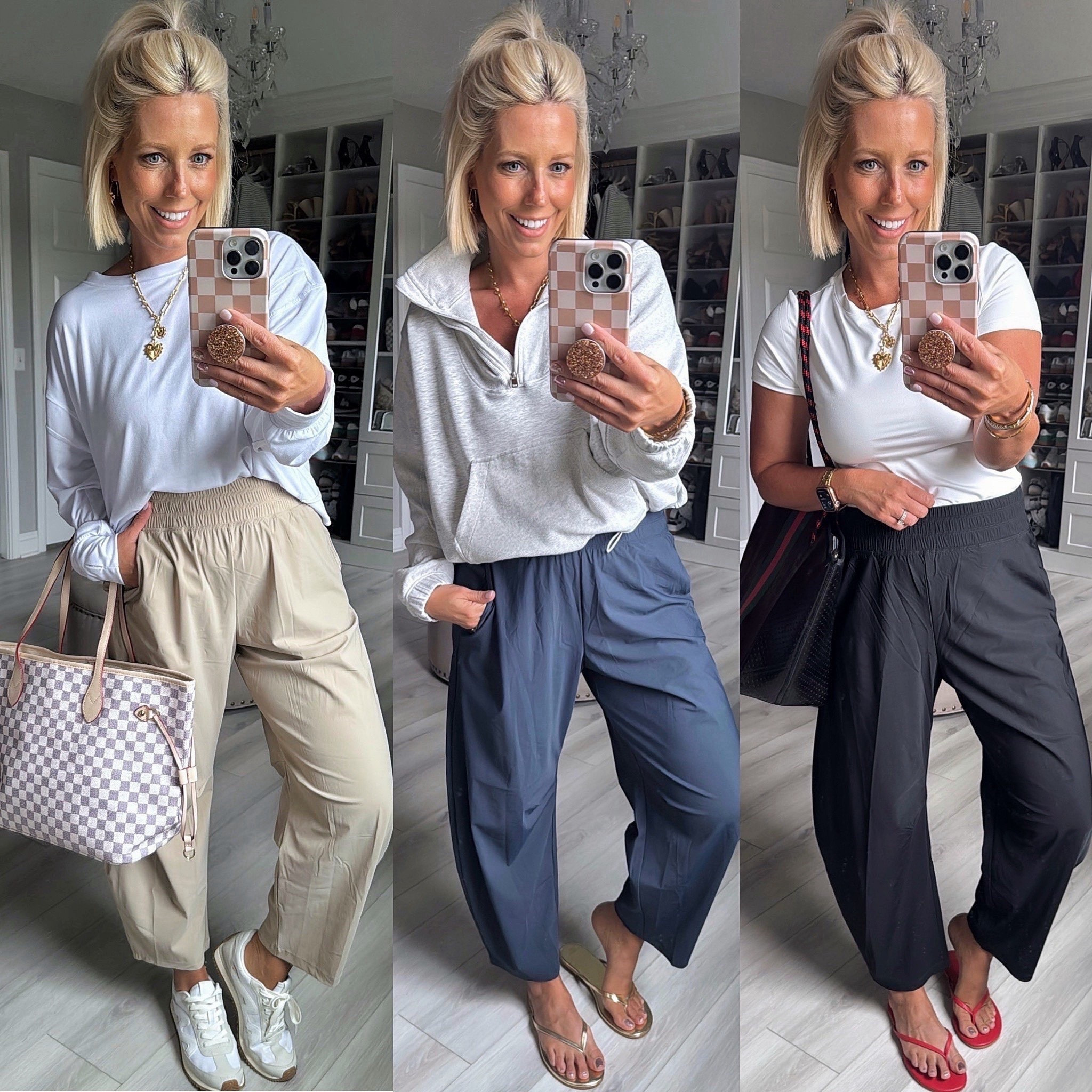 I’m so glad these pants restocked!!! So comfy and cute!!! Wearing size small and they run big! 

#LTKSaleAlert #LTKfitnessgoals #LTKFindsUnder50