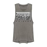 Friends Junior's Festival Muscle Tank, ash Gray, X-Small | Amazon (US)