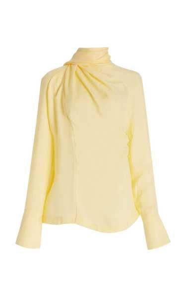 Scarf-Neck Crepe Top | Moda Operandi (Global)