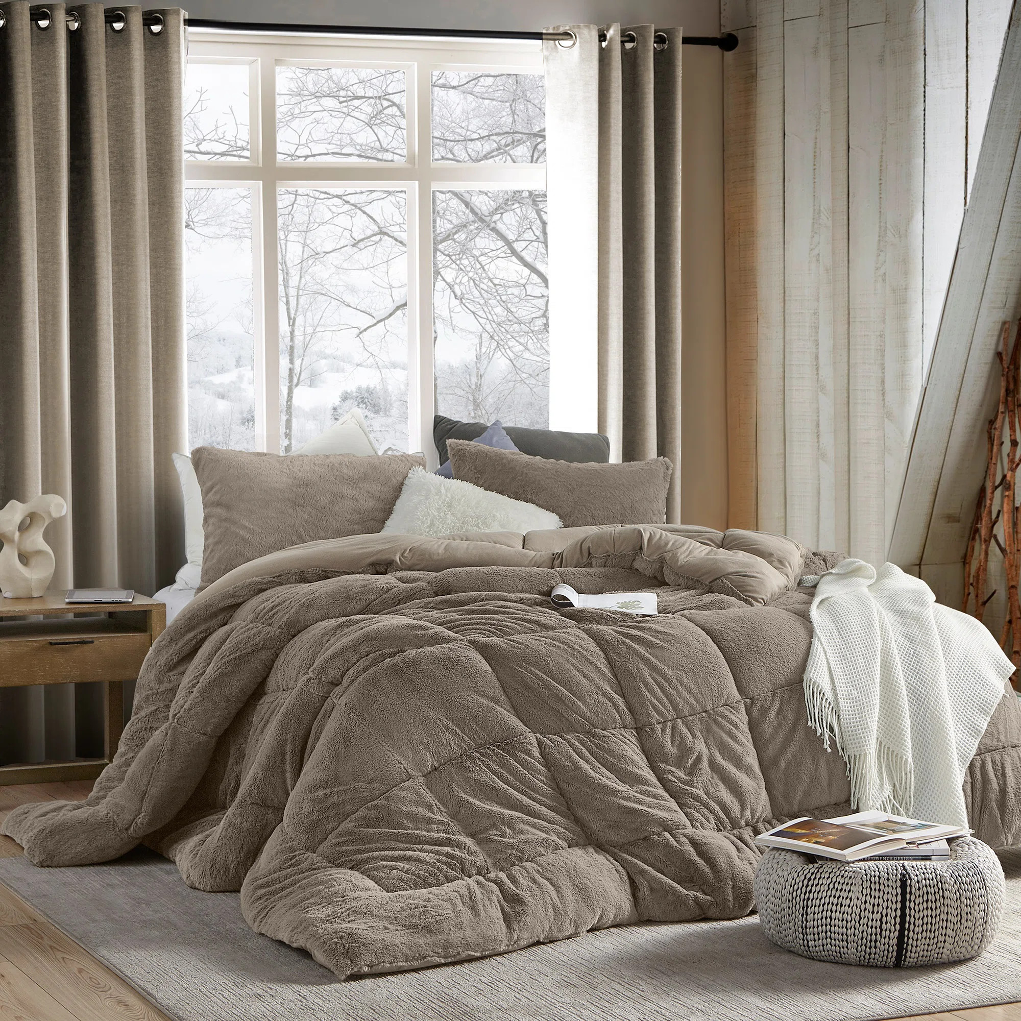 Are You Kidding Olive Taupe Coma Inducer Comforter Set | Wayfair North America