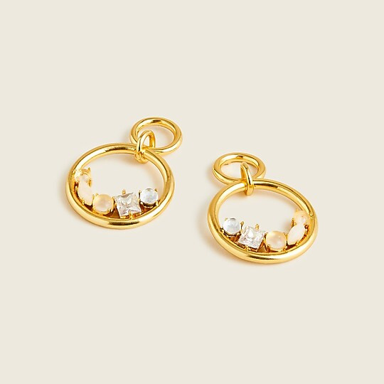 Nested stone drop earrings | J. Crew US