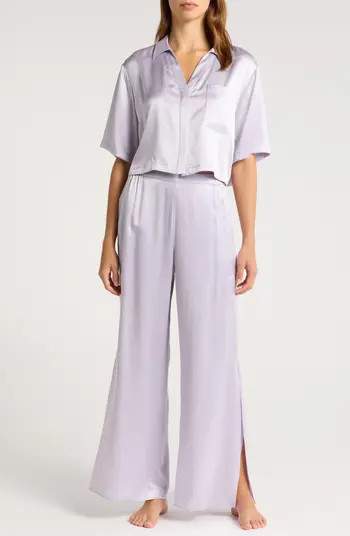 High Waist Washable Silk Pajamas | Nordstrom
