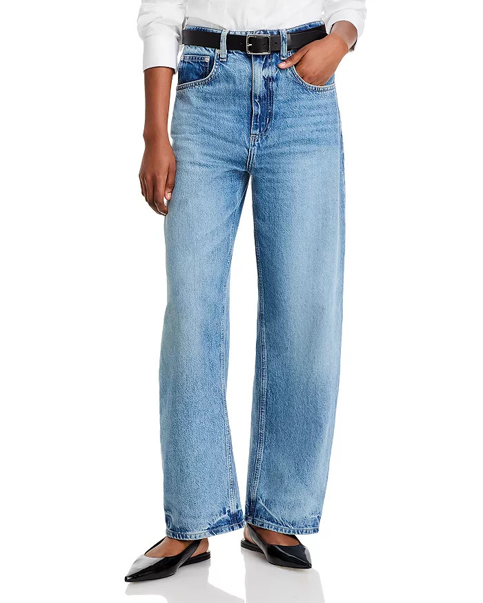 FRAME High Rise Barrel Jeans in Divine Women - Bloomingdale's | Bloomingdale's (US)