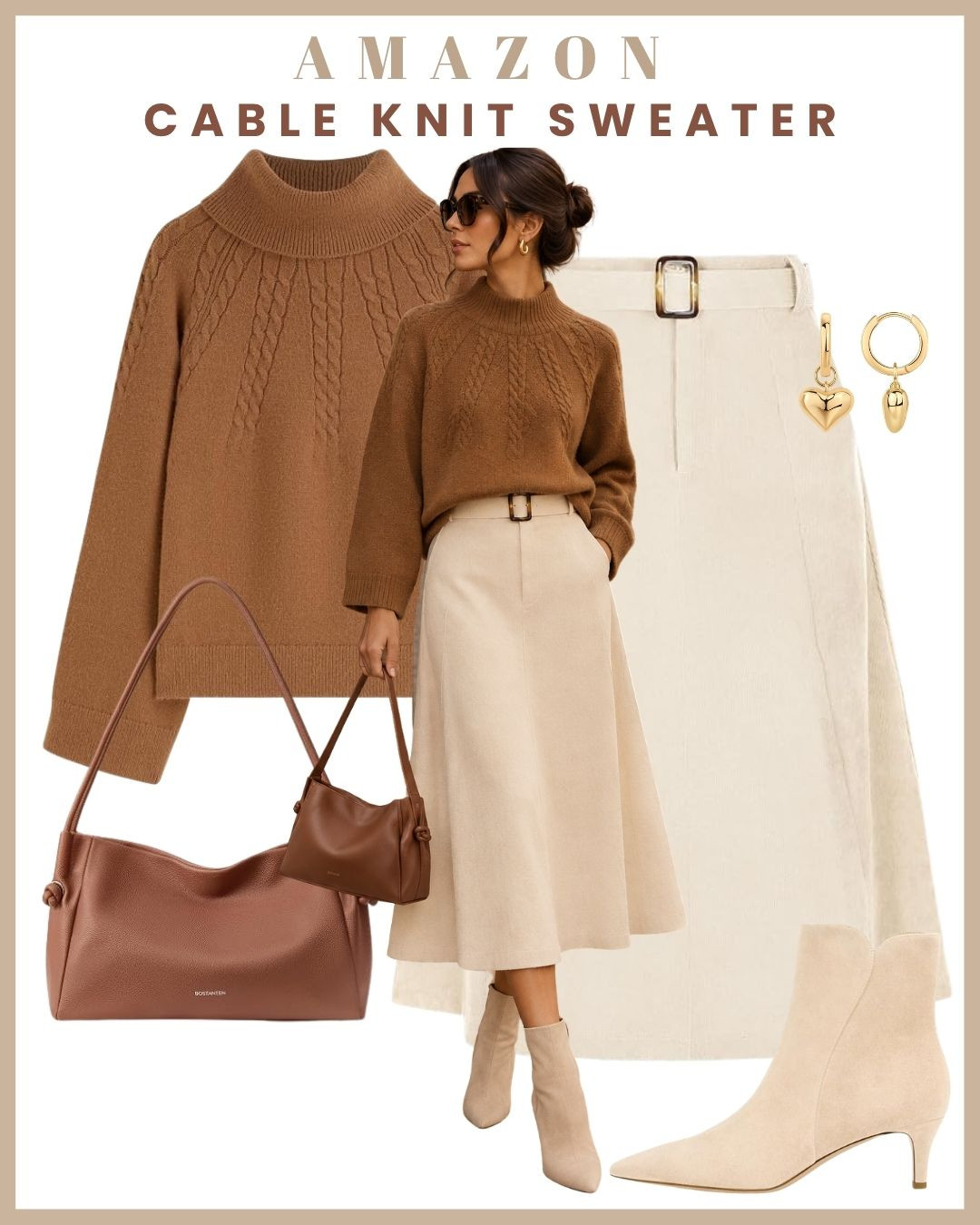 The brown cable-knit sweater you need for fall 🤎🍂

A brown cable-knit sweater is one of those timeless fall pieces that instantly makes an outfit feel cozy, chic, and put together. ✨

Style it with tailored trousers for a polished look, jeans for an effortless everyday outfit, or a satin/plaid skirt for a more feminine fall vibe.Add loafers, ankle boots, or knee-high boots to complete the look. 🤎

A perfect fall wardrobe essential can style again and again.
 

 #LTKgrwm #LTKootd #LTKWorkwear