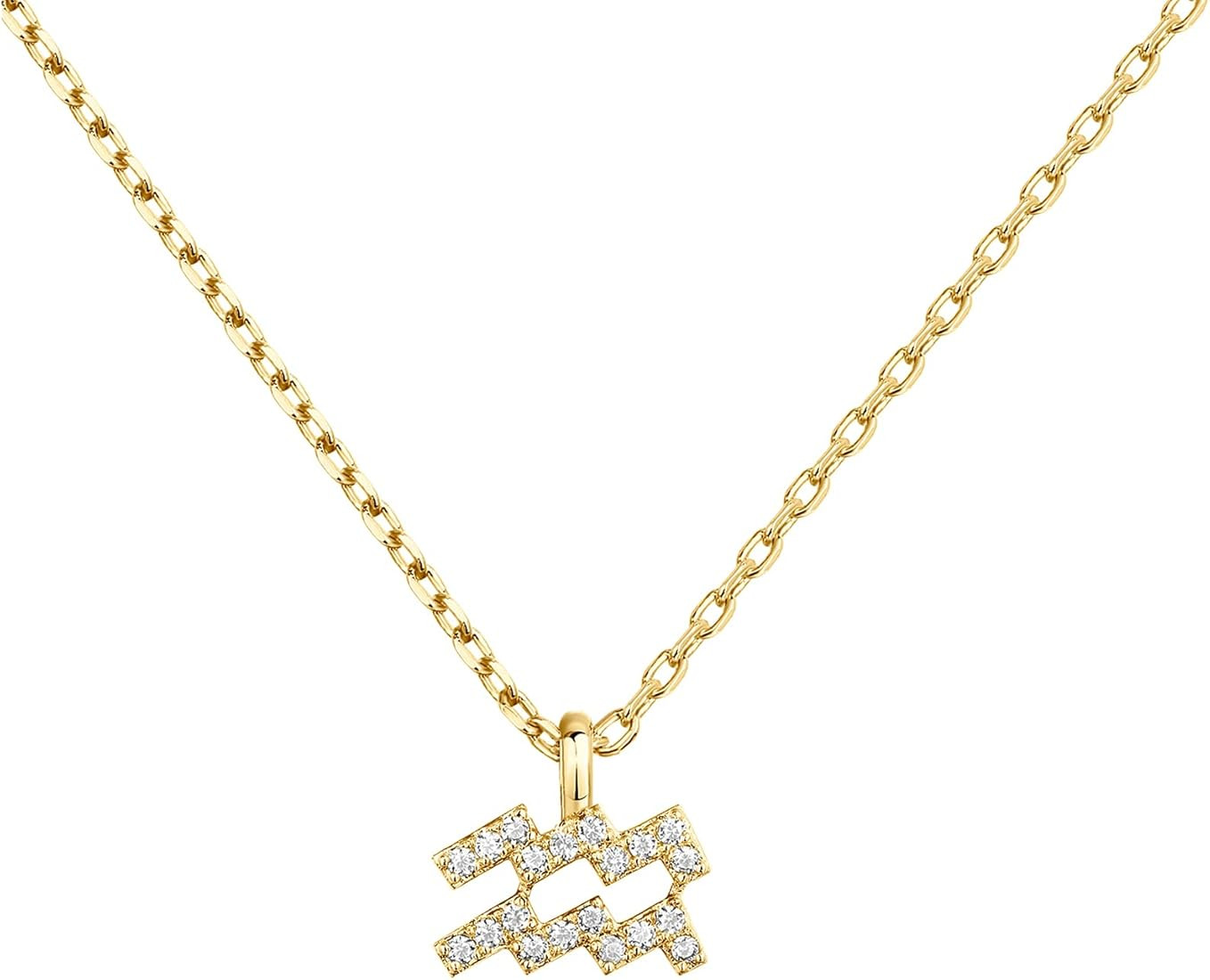 PAVOI 14K Gold Plated CZ Astrology Necklace Astrology Necklace | Astrology Gifts for Women | Zodi... | Amazon (CA)