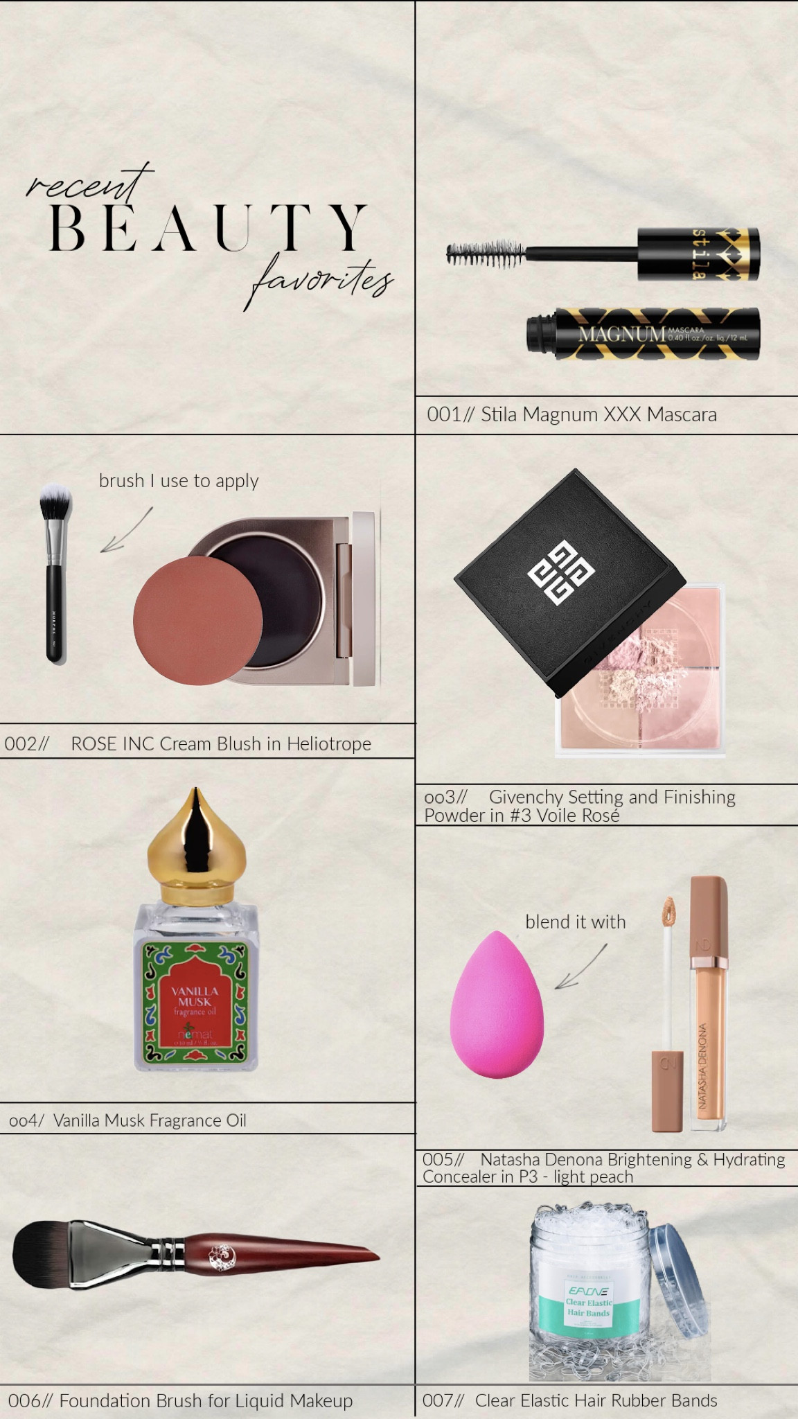 Recent beauty favorites 

#LTKbeauty #LTKfindsunder100